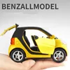 Diecast-Modellauto 1/32 Simulationsauto Smart Alloy Metal Diecast Vehicle Toy Car Model Metal Kids Gift Car Toys For Children 230517