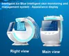 AQUA ice blue high pressure oxygen facial beauty machines jet peel solution Exfoliating treatment Hydradermabrasion therapy with 6 handles for home and Hydro spa
