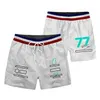 Vestuário equipe shorts fórmula 1 nova corrida calças curtas 2023 verão esportes masculinos moda respirável shorts motocross camisa troncos de natação