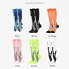 Sports Socks 1 Pair Professional Sports Socks Compression Stockings Nylon Breathable Cycling Socks Football Socks For Men And Women J230517