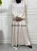 Ethnic Clothing Ramadan Open Kimono Abaya Dubai Turkije Islam Moslim Jurk Robe Femme Musulmane Voor Vrouwen Kaftan