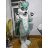 Performance Husky Fox Dog Mascot Costume Halloween świąteczne fantazyjne sukienka z kreskówką postacie strój Karnawał Strój imprezowy dla mężczyzn kobiety