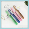 Utility Knife Retractable Paper Cutter Metal Candy Color Mini Pencil Wallpaper Sharpener Portable Office Stationery Drop Delivery Sc Dhza0