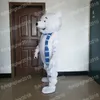 Хэллоуин белый медведь талисман талисмана настройка мультипликационная тема аниме персонаж Рождественский наряд на открытом воздухе.