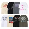 Erkek Tee T Shirt Galeriler Tasarımcı Kadınlar Yaz Moda Mektubu Baskı Pamuk Pamukları Gevşek Üstler Sıradan Luxurys Street Kısa Kol Kıyafetleri S-XL