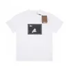 Luksusowa marka B krótkie rękawy męskie bluza moda męska crewneck T-shirt projektant Epscale Casual T-Shirt Burr Print Lose Cotton Light Hayt Simd Trend T-shirt
