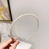 Haar rubberen bands dames volle parels haarbands elegante zoete hoofdband eenvoudige haar hoepel hoofd band Korean handgemaakte bruiloft haaraccessoires cadeau 230517