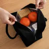 Storage Boxes Bins Aluminum Foil Insulation Bento Lunch Bag Portable Cutlery Warmer Lunch Box Camping School Child Food Storage Containers Bags 230516