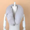 Schals Frauen Echter Pelz Schwanz Schal Für Boa Winter Warme Flauschige Wraps 80 cm Länge Kragen