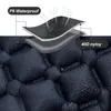 Открытые подушки Pacooone Outdoor Camping Sleeping Pad Складная коврик для коврика на пляж Матрац с подушками Ультрасовый воздушный коврик