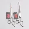 Ножницы для волос ножницы для волос 5,0 7,5 дюйма для волос ножницы Профессиональные высококачественные прореживание HRC салон -ножницы.