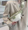 Femmes Taille Packs Large Sangle Bandoulière Poitrine Sac Femme Élégant Plaid En Cuir PU Fanny Pack Dames Élégant Fanny Pack taille 33-11-8cm