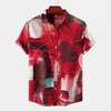 Chemises décontractées pour hommes 2023 Chemise hawaïenne pour hommes Hauts à manches courtes 3d 5xl Streetwear Button Up Vêtements surdimensionnés Homme Vêtements d'été