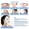 Appareils de soins du visage Masque électronique EMS Lifting du visage Vibration Massager Visage Minceur Lifting Masque de massage Masque anti-rides Supprimer l'œdème 230516