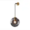 Wandlampen Vintage Retro Eenvoudige Loft Metalen Glazen Bol E27 Lamp Voor Slaapkamer Nachtkastje Woonkamer Gangpad Home Deco 15/20/25/30cm 1648