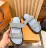 Zomer zomer slippers nieuwe stijl cowboy printen sandaal hoogwaardige vrijetijds vrijetijdsbodem plat bodem sandaal modeontwerper outdoor sandbeach schoenen slippers slippers