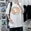 メンズTシャツjigokuraku yui manga tシャツヘルズパラダイスファッションコットンベアラブルシャツ女性用男性夏のためのプルオーバー