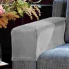 Chair Covers 2 Pcs Stretch Armrest Sofa Slipcovers Couch Plush Protector Office