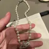 Pink Saturn Necklaces Women's Classic Planet Pendant Pearl Chain Necklace Wholesale