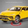 Druckguss-Modellauto 1 24 URUS Bison SUV Legierung Sportwagenmodell Druckguss Metall Geländewagen Automodell Simulation Sound und Licht Kinderspielzeug Geschenk 230516