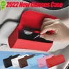 New Car Sun Visor Sunglasses Case Clip Hanger Magnetic Fastener Sunglasses Holder PU Leather Flannel Storage Box Eyeglasses Holder