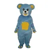 Performance Blue Bear Mascot Costumes Carnival Hallowen Gifts Unisex Adults Fancy Party Games Outfit Holiday Outdoor Advertising Outfit Suit