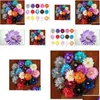 إكسسوارات الشعر Gerbera Daisy Flower with Clips Baby أقواس Alli Girls Barrettes6220725 إسقاط تسليم الأطفال OTCXN