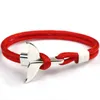 Design clássico colorido paracord link link cauda de cauda de cauda de jóias feitas à mão para atacado