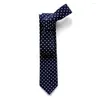 Bow Ties Terzi Smith Erkek Kravat İş İpek Polka Dot Erkekler için Klasik Giyinme Aksesuarları