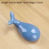 Chopsticks Ceramic Whale Holder Blue Series