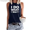 Canottiere da donna Camis Faccio quello che voglio Canotta casual da donna Canotta divertente Detti Letter Print Racerback Summer Holiday Camicia senza maniche Beach Vacation Vest T230517