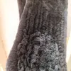 Schals Frauen Winter Gestrickte Lange Echte Rex Pelz Schal Warme Dicke Luxus Flauschigen Natürliche Mode Weibliche Schal