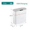 Waste Bins 16L 13L Smart Sensor Trash Can Electronic Automatic Rubbish Waterproof Bathroom Dustbin Home Induction Garbage Bin wth Lid