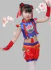 Stage Wear Classical Yangko Dance Clothing Elegant Folk Traditional Chinese Style Hanfu Oriental Dress Girls Festival Dancer Outfits