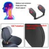 New Car Neck Headrest 360 Adjustable Car U-Shaped Pillow Telescopic Support for Kids Adults Travel Memory Foam Pad Sleeping Cushion