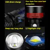 Flashlights Torches Super Bright High Power Led Flashlight P70 USB Rechargeable Flashlight Waterproof Light 26650 Battery Flashlight Camping Light P230517