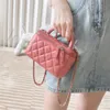 Designer-Make-up-Taschen, echtes Leder, Handtasche, 17 cm, modische Umhängetasche