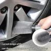 Nouvelle brosse de nettoyage de jante de roue de pneu de voiture ensemble de brosse de détail pour le nettoyage de pneu de véhicule brosses métalliques enduites de plastique outils de lavage de voiture