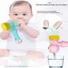 Novelty Games Baby Music Flashing Rattle Toys Rathit Teether Hand Bells Mobile spädbarn Stopp gråt tårskaller födda tidiga pedagogiska leksak 18m 230517