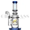 14 inches Thick Straight Tube Hookahs Downstem Beaker Glass Bongs Dab Rig Smoking Water Pipe with 14 mm Joint