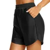 Kvinnors shorts hög midja bikini bottnar kvinnor simning trosor damer sommar mode solid sexig bikinis simma atletiska kvinnors baddräkt