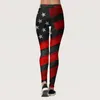 Active Pants Ladies' Fourth Of July Leggings sportivi stampati Yoga Premaman per donne Petite