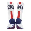 2023 синий белый номер 10# 3 Star 7# Детские футбольные носки мужские футбольные носки спортивных носок на открытом воздухе.
