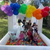 COMMERICA 13*8ft Kids Party Breakle Castle Pvc nadmuchiwany budzący domek nadmuchiwany zamek ślubny na wypożyczalnię imprez na świeżym powietrzu