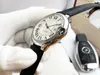 Herenontwerper Volledig automatische mechanische beweging 316 Fijne stalen behuizing Minerale spiegel Sier Integriteit Fashion Gentleman Man Watch