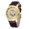 Orologi da polso Moda e casual Cinturino in pelle da donna Orologio da polso al quarzo analogico cavo Reloj Hombre Orologi da donna Caratteristiche Orologio Saatler B40