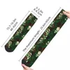 Herren Socken Herbst Winter Coole Damen Herren Camouflage Stern Totenkopf Druck rutschfest Fußball