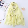 Scarves Ladies Elegant Feather Embroidered Cotton Scarf Women Fashion Shawl Hijabs Pashmina Foulard Bandana Big