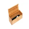 Bamboo Wood Glasses Case Handmade Flip Sunglasses Case Vintage Wooden Sunglasses Case High Quality Glasses Storage Box