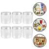 Storage Bottles 6 Pcs Yogurt Jars Lids Sugar Pot Condiment Mason Bottle Small Jelly